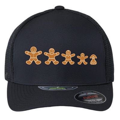 Gingerbread Man Evolution Flexfit Unipanel Trucker Cap