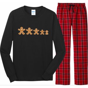 Gingerbread Man Evolution Long Sleeve Pajama Set