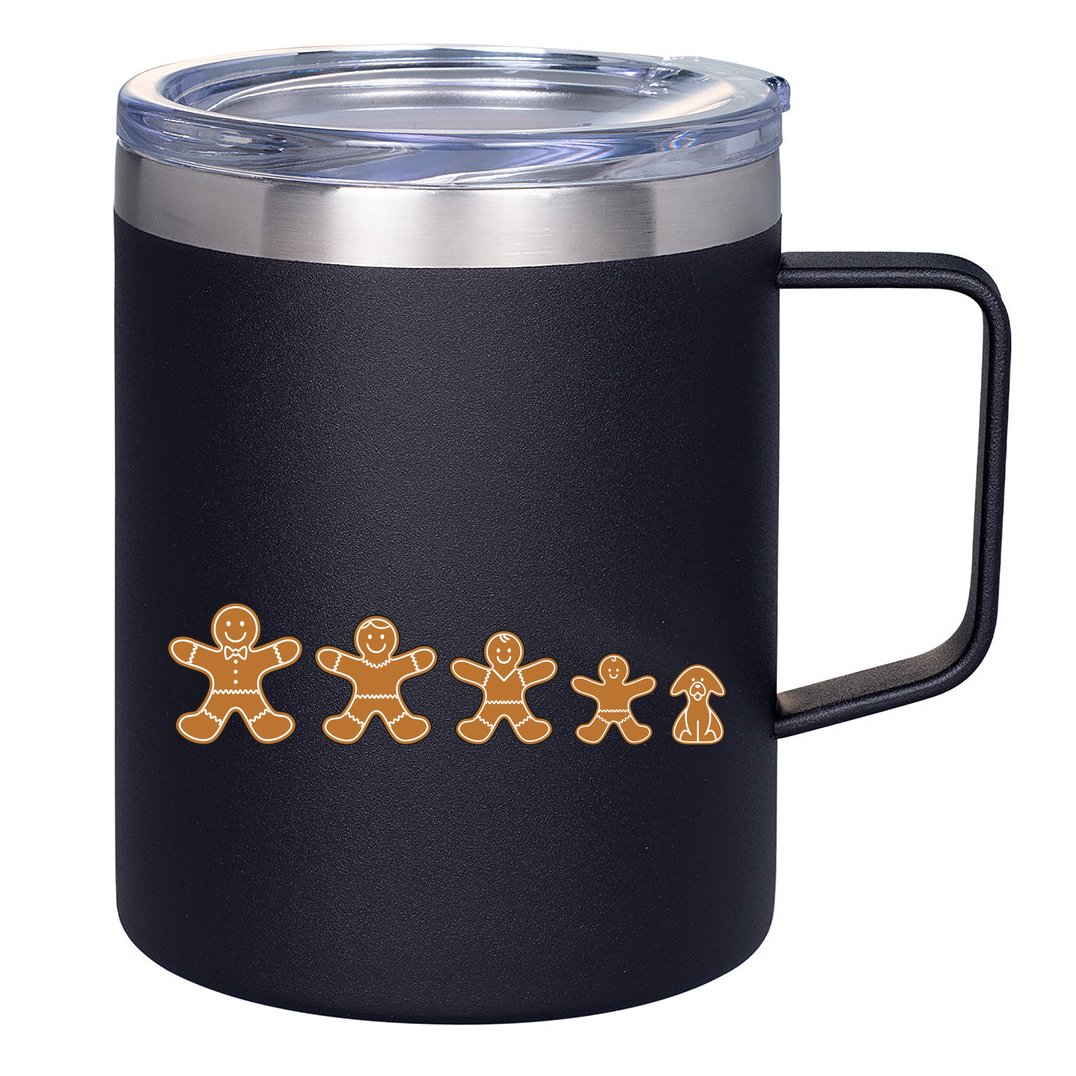 Gingerbread Man Evolution 12oz Stainless Steel Coffee Mug