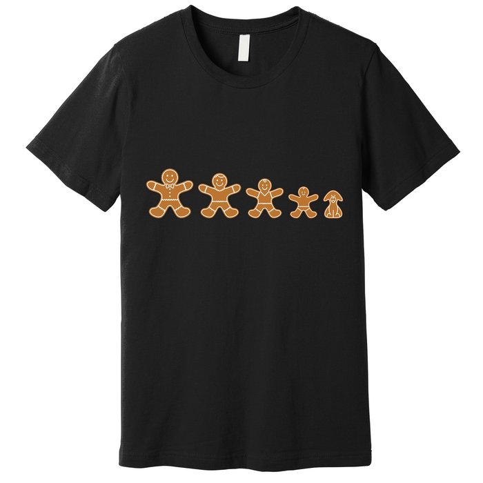 Gingerbread Man Evolution Premium T-Shirt