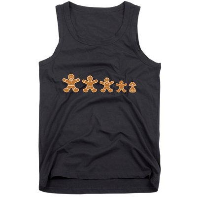 Gingerbread Man Evolution Tank Top