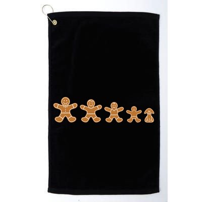 Gingerbread Man Evolution Golf Towel