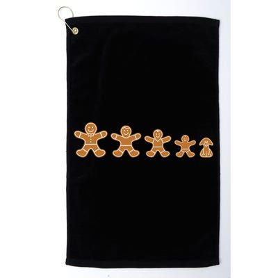 Gingerbread Man Evolution Platinum Collection Golf Towel