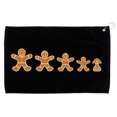 Gingerbread Man Evolution Grommeted Golf Towel