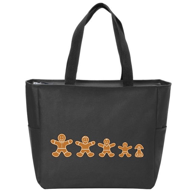 Gingerbread Man Evolution Zip Tote Bag