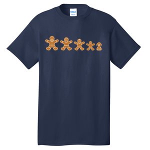 Gingerbread Man Evolution Tall T-Shirt