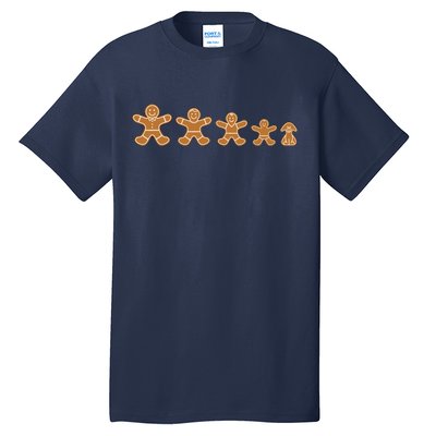 Gingerbread Man Evolution Tall T-Shirt