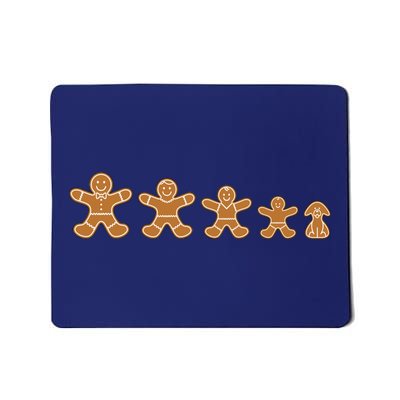 Gingerbread Man Evolution Mousepad