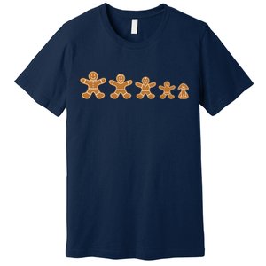 Gingerbread Man Evolution Premium T-Shirt