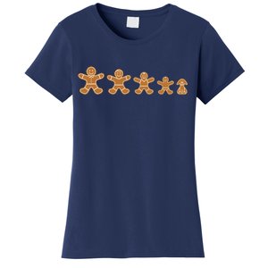 Gingerbread Man Evolution Women's T-Shirt