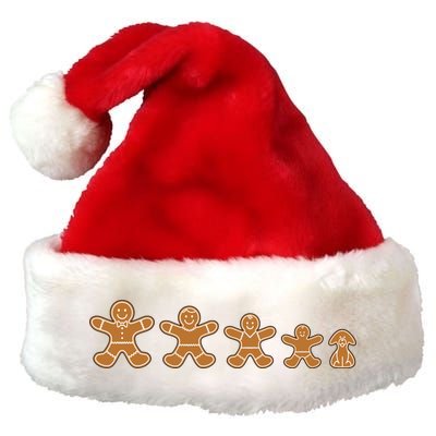 Gingerbread Man Evolution Premium Christmas Santa Hat