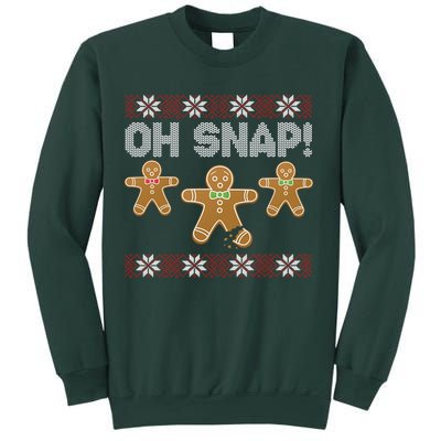 Gingerbread Oh Snap Ugly Christmas Sweater Sweatshirt