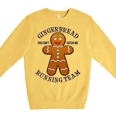 Gingerbread Running Team Premium Crewneck Sweatshirt