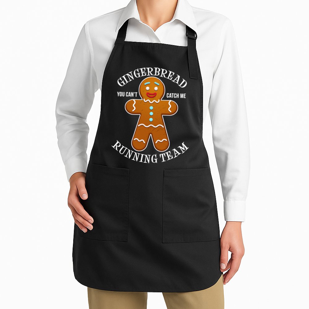 Gingerbread Running Team Apron