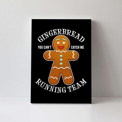 Gingerbread Running Team Canvas