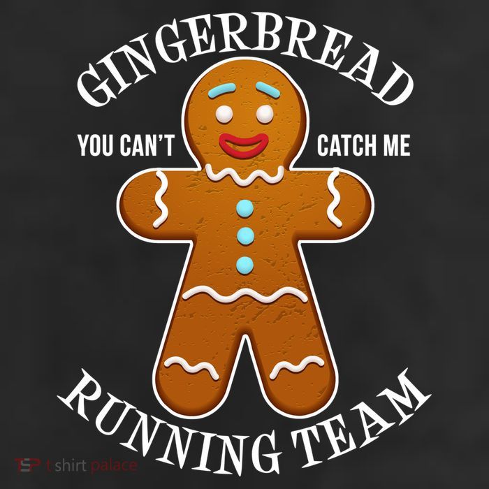 Gingerbread Running Team 11oz C Handle Ceramic Mug