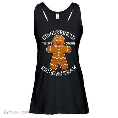 Gingerbread Running Team Ladies Essential Flowy Tank
