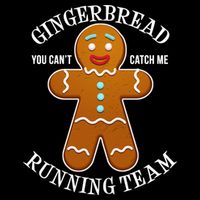 Gingerbread Running Team Flatbill Hat