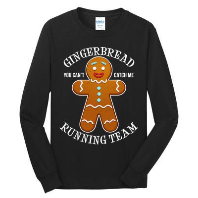 Gingerbread Running Team Tall Long Sleeve T-Shirt