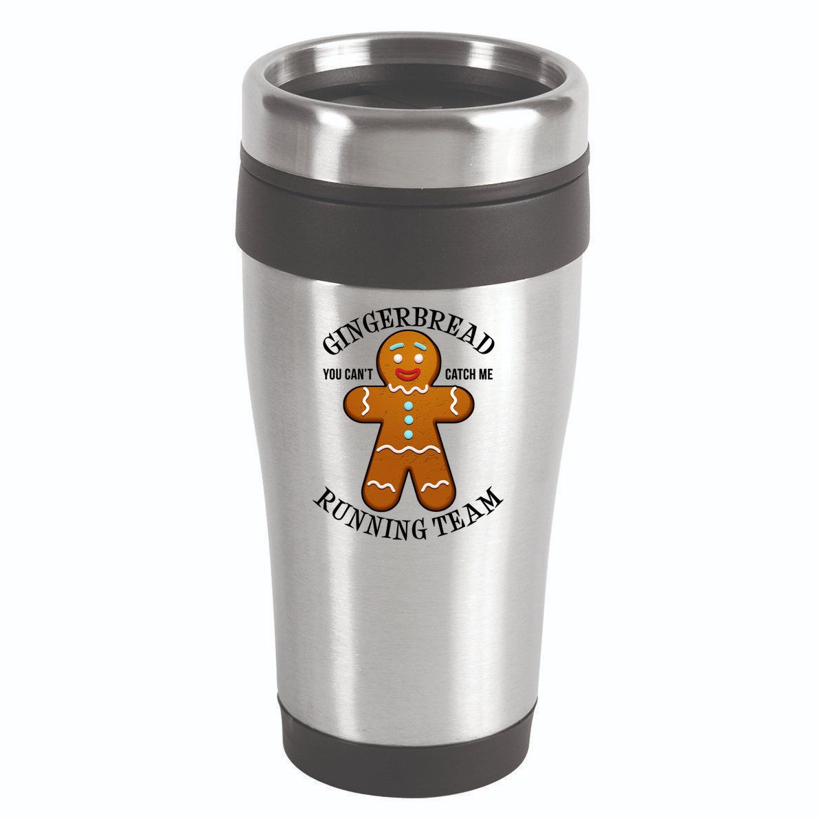 Gingerbread Running Team 16oz Travel Tumbler