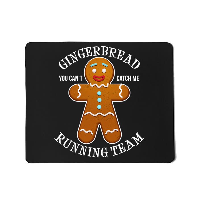 Gingerbread Running Team Mousepad