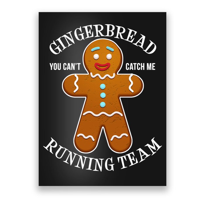 Gingerbread Running Team Poster