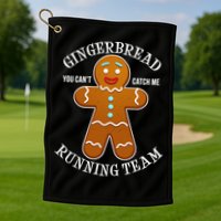 Gingerbread Running Team Golf Towel