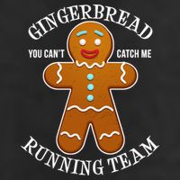 Gingerbread Running Team Golf Towel