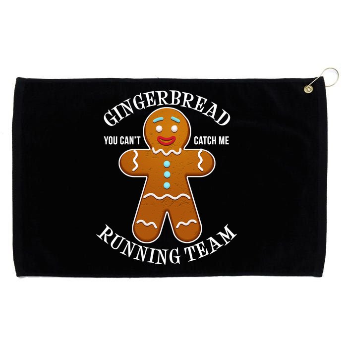 Gingerbread Running Team Grommeted Golf Towel