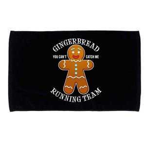 Gingerbread Running Team Microfiber Hand Towel