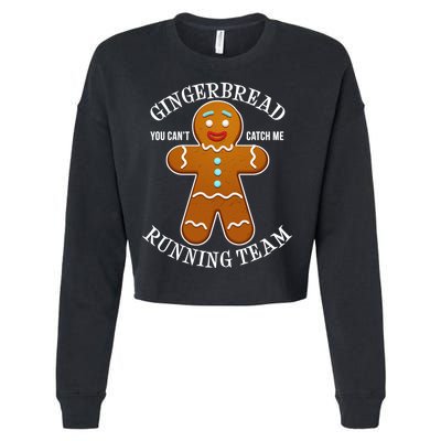 Gingerbread Running Team Cropped Pullover Crew