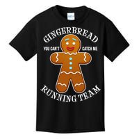 Gingerbread Running Team Kids T-Shirt