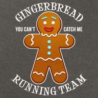Gingerbread Running Team Cotton Canvas Backpack