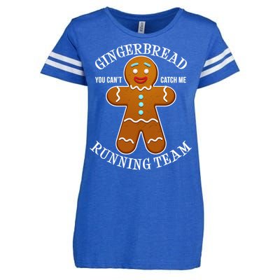 Gingerbread Running Team Enza Ladies Jersey Football T-Shirt