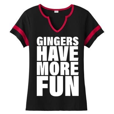 Gingers Have More Fun Ladies Halftime Notch Neck Tee