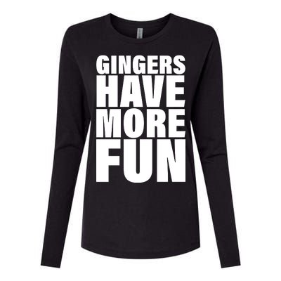 Gingers Have More Fun Womens Cotton Relaxed Long Sleeve T-Shirt