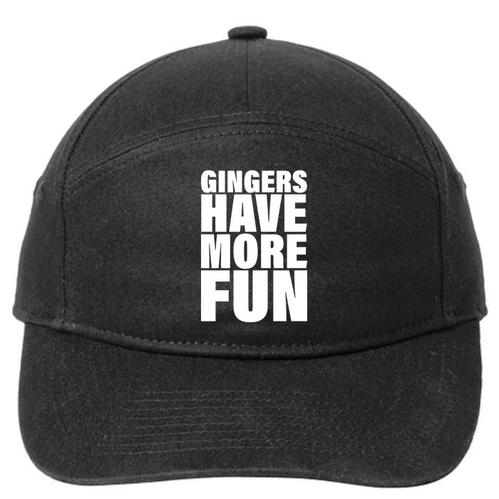 Gingers Have More Fun 7-Panel Snapback Hat
