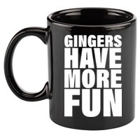 Gingers Have More Fun 11oz C Handle Ceramic Mug