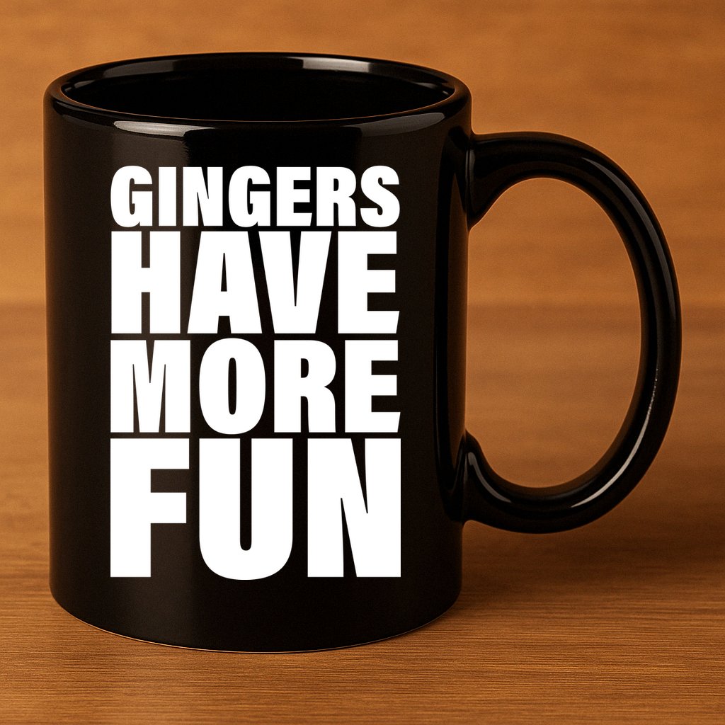 Gingers Have More Fun 11oz C Handle Ceramic Mug
