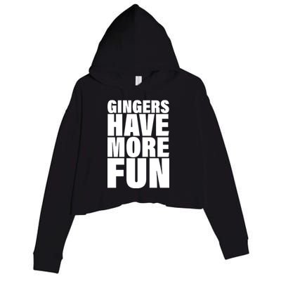 Gingers Have More Fun Crop Fleece Hoodie