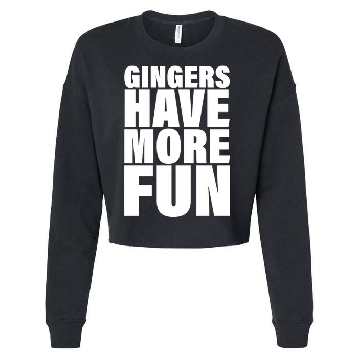 Gingers Have More Fun Cropped Pullover Crew
