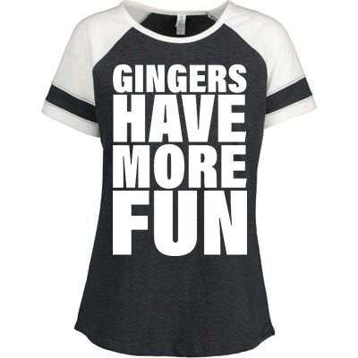 Gingers Have More Fun Enza Ladies Jersey Colorblock Tee