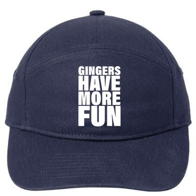 Gingers Have More Fun 7-Panel Snapback Hat