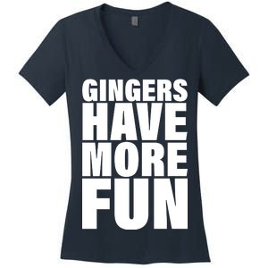 Gingers Have More Fun Women's V-Neck T-Shirt