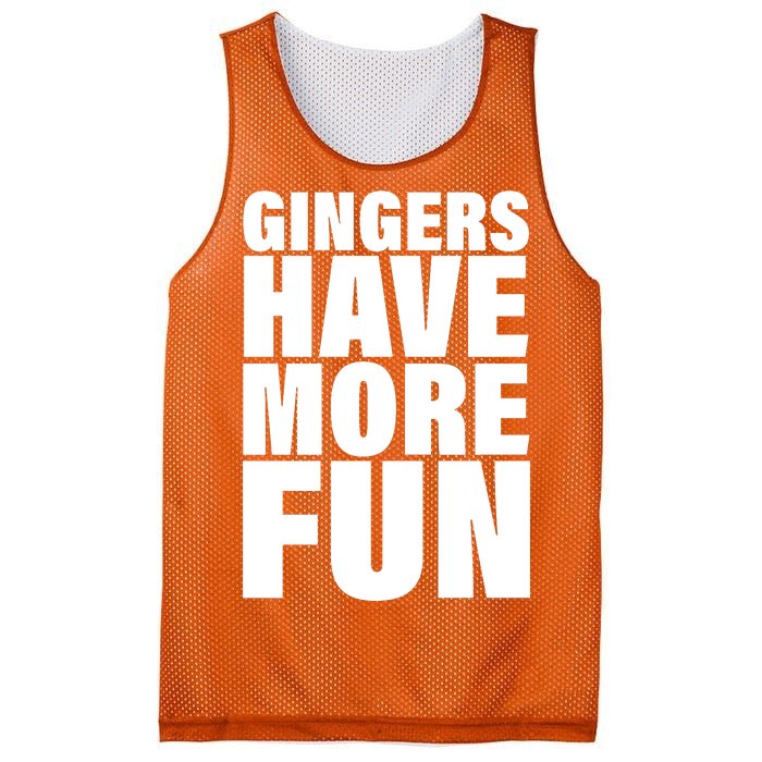 Gingers Have More Fun Mesh Reversible Basketball Jersey Tank