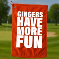 Gingers Have More Fun Golf Towel