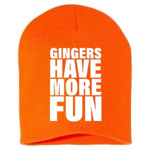 Gingers Have More Fun Short Acrylic Beanie