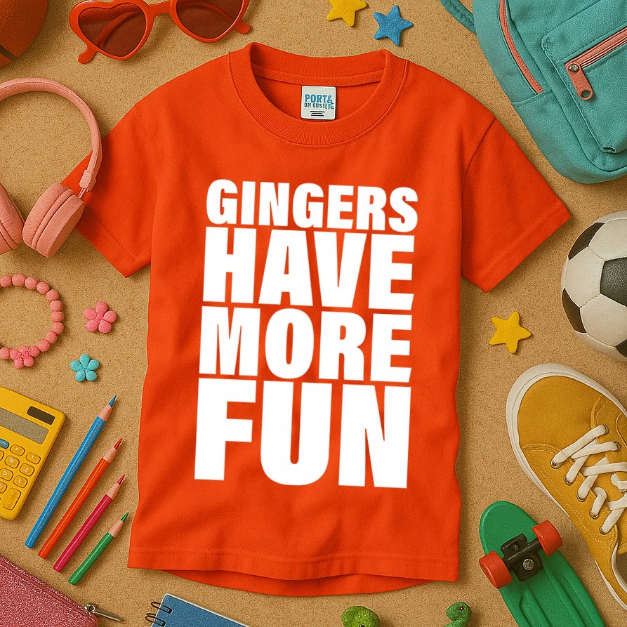 Gingers Have More Fun Kids T-Shirt