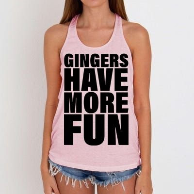 Gingers Have More Fun Women's Knotted Racerback Tank