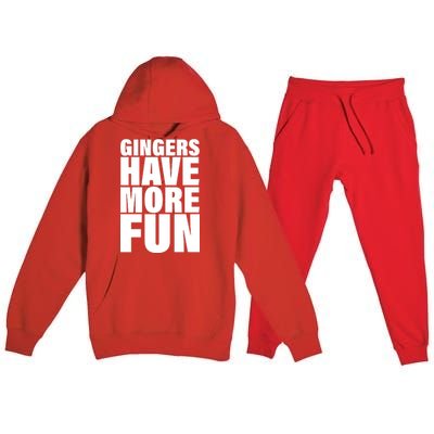 Gingers Have More Fun Premium Hooded Sweatsuit Set